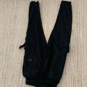 Men’s black nylon jogger